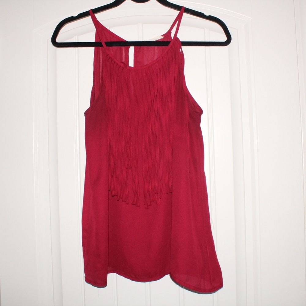 Fascination fringe top Size M
